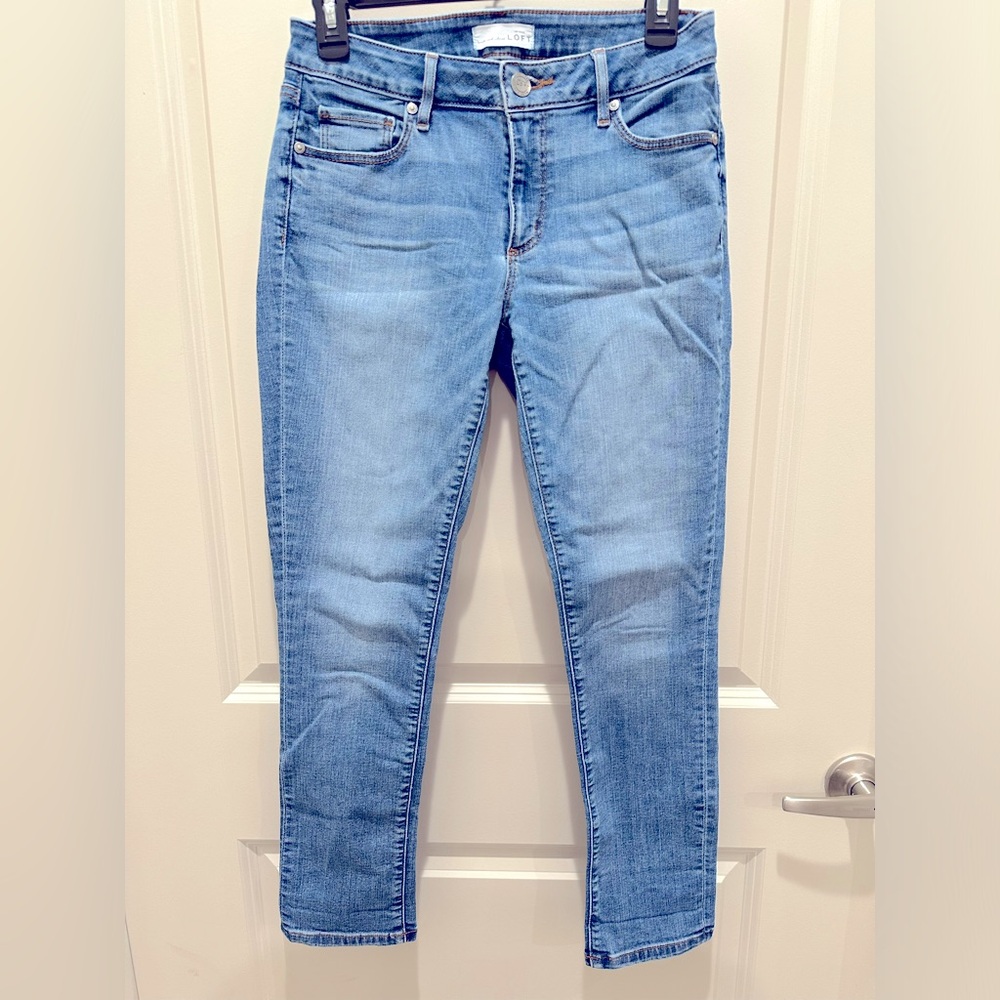 Curvy Skinny Crop Loft jeans women’s size 27